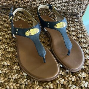 Michael Kors Women's sandal thong navy blue Size 7